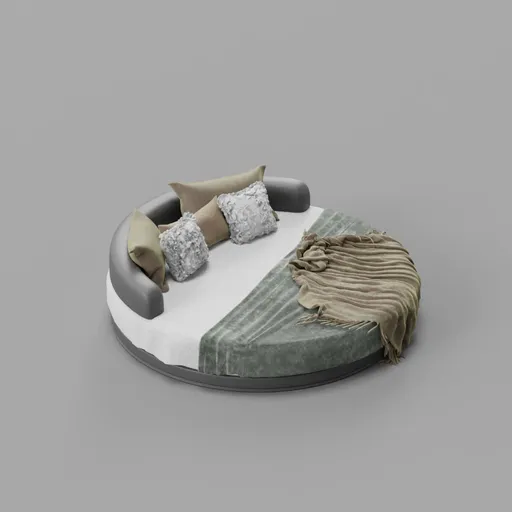 Round Bed