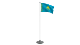 Animated Flag of Kazakhstan