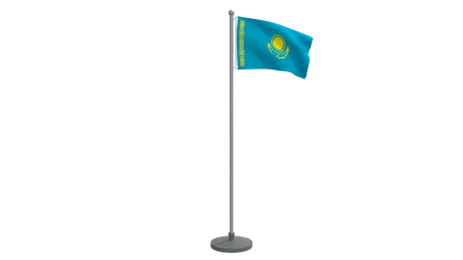 Animated Flag of Kazakhstan