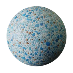 Coastal Blue Terrazzo