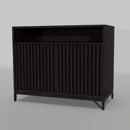 Dark Wood TV Cabinet
