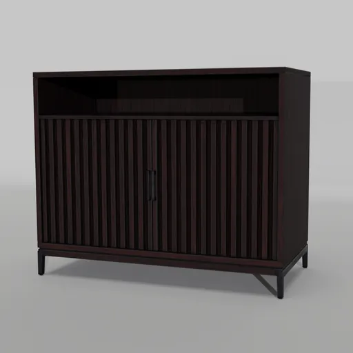 Dark Wood TV Cabinet