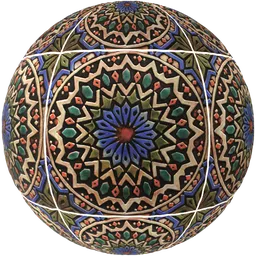 Star Medallion Mosaic Tile