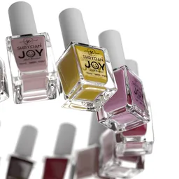 Square nail enamel rotation animation