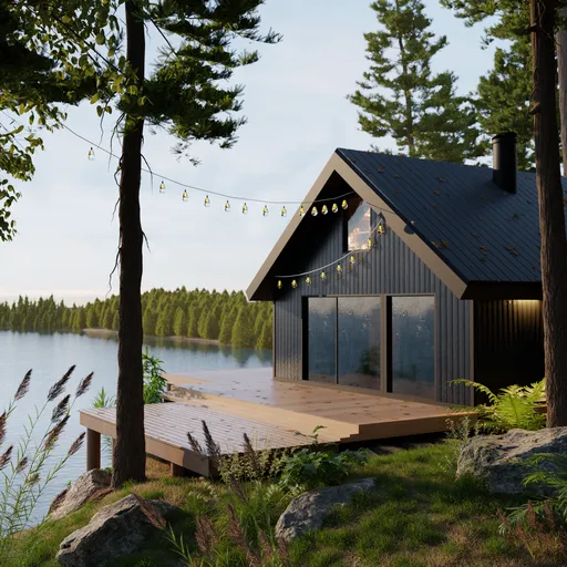 Lakeside Nordic Cabin
