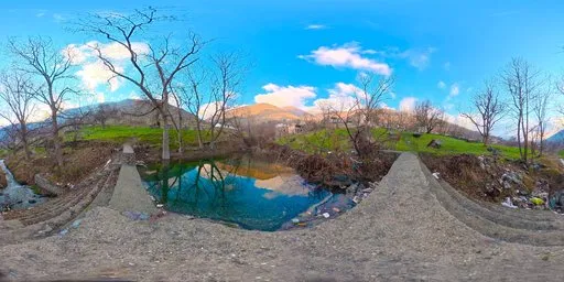 Mountain Stone Bridge Green Valley
