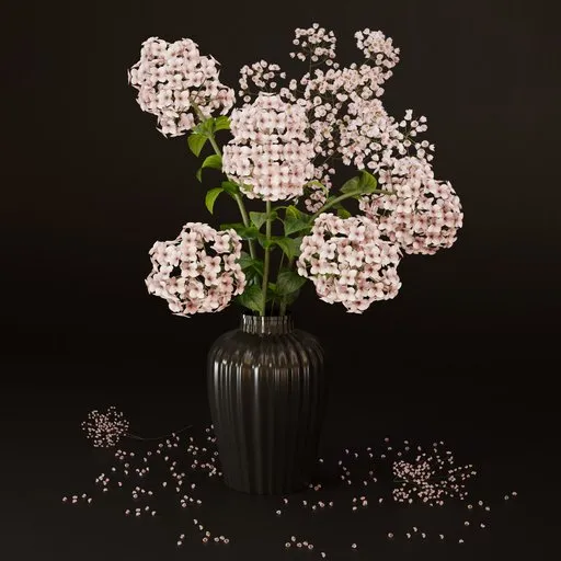 SJ_Blush Pink Hydrangea Flower Arrangement