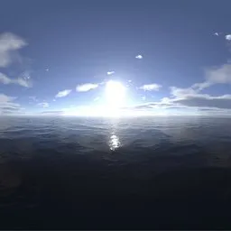 Bluesky cloud morning