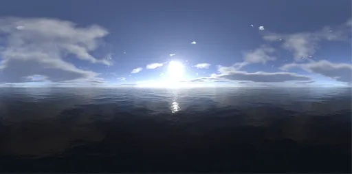 Bluesky cloud morning