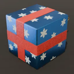 Christmas Box Blow Snow