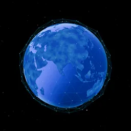 World map Scifi [Animated]