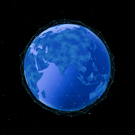 World map Scifi [Animated]