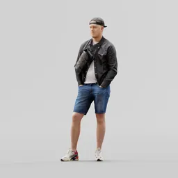 Guy in casual outfit