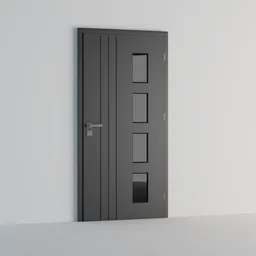 Stainless Steel modern door