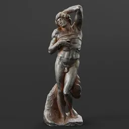 statue of Iron dying slave
