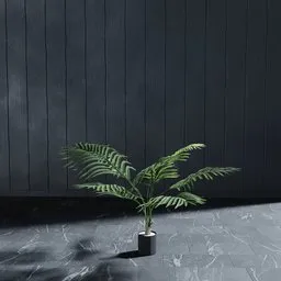 Artificial tropical palm 76 cm