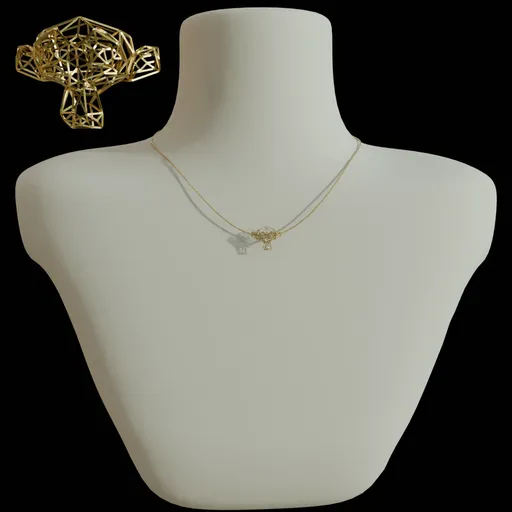 Gold pendant