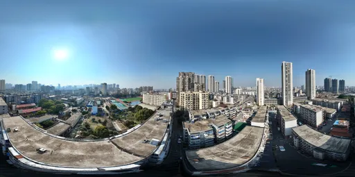 Highsky rooftop building clouds