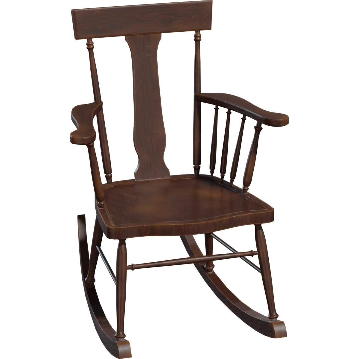 Rockingchair 01 FREE 3D Regular Chair models BlenderKit