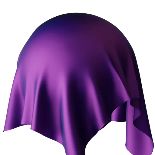 Purple Silk Fabric