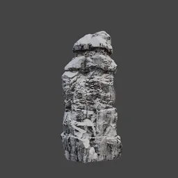 Winter Snow Rock Asset