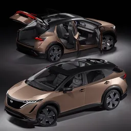 Nissan Ariya-Interior-Rigged