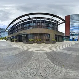 Cloudy daytime square