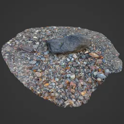 River Rock Ground Photoscan