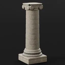 Greek Stone Column Medium