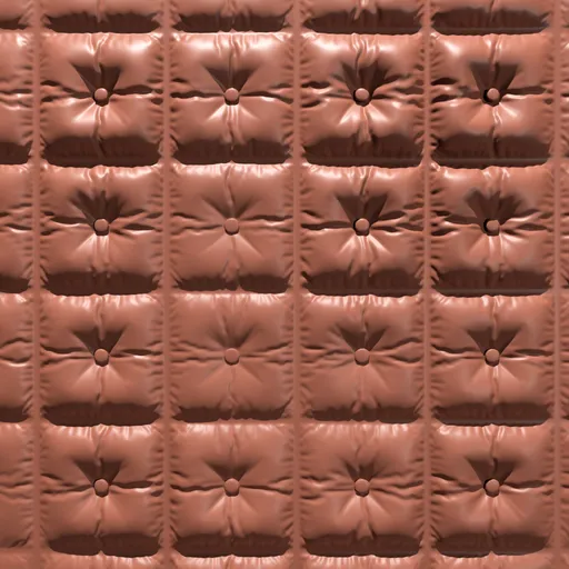 Detailed 3D cushion pattern for Blender sculpting from Padded Cushion Brush - 01.