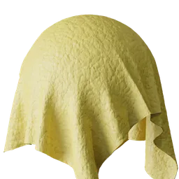 Yellow Creased Leather