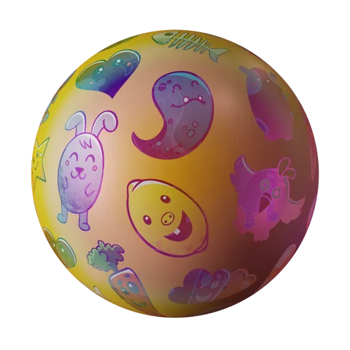 Holographic Characters Cartoon