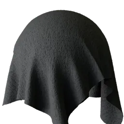 Black Felt Fabric
