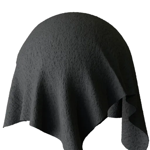 Black Felt Fabric