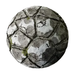 Cliff Stone Snow Wall