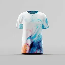 Ethereal Ink Smoke Abstract T-Shirt