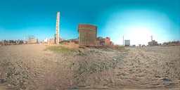 Empty Construction Lot Sunset