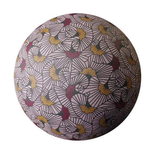 Flower print fabric