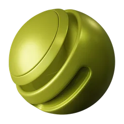 Gold metallic plastic