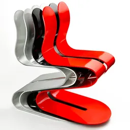 Fluid Ribbon Chair