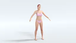 Lara Character Rigged