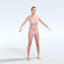 Lara Character Rigged