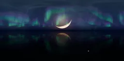 Aurora moon