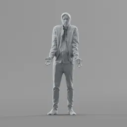 Lowpoly Male Standing