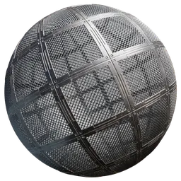 High-resolution Sci-Fi Vent3 PBR texture for 3D modeling in Blender, optimized for realistic metal surface rendering.