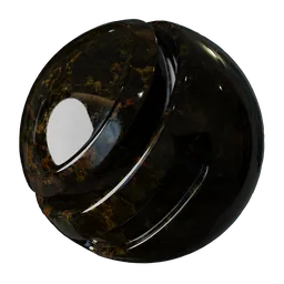 Black Gold Marble