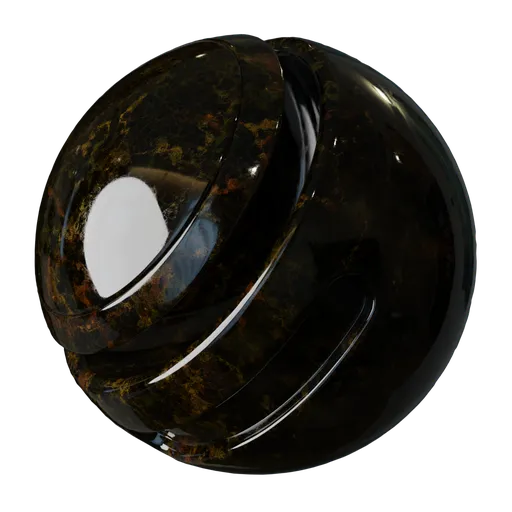 Black Gold Marble