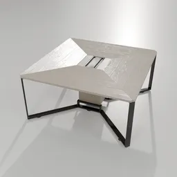 Conference table 8 seats oak