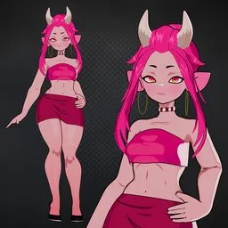 Lilitha - Anime Stylized NPR Character