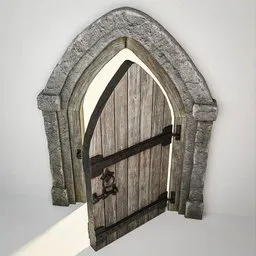 Medieval Gothic Door 29